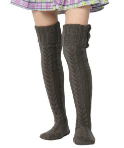 Thigh High Stockings,High Stockings,Thigh High,Knitted Thigh High Stockings