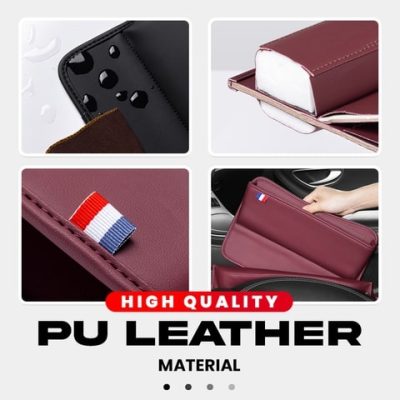 Slot Storage Box,Storage Box,Car Seat Slot Storage Box,Leather Car Seat Slot Storage Box