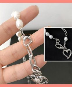 Heart Choker,Pearl-Heart,Baroque Pearl