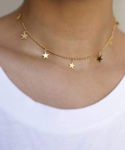 Dainty Star Necklace,Star Necklace