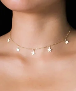 Dainty Star Necklace,Star Necklace