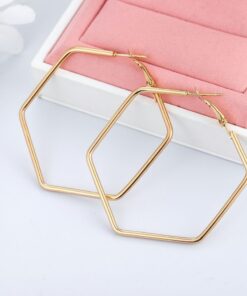 Hexagon Earrings