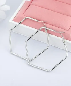 Hexagon Earrings