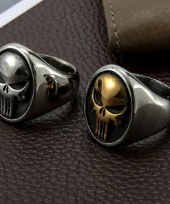 Skull Signet Ring,Signet Ring
