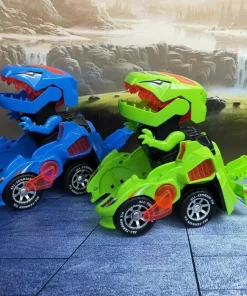 Transforming Dinosaur Car