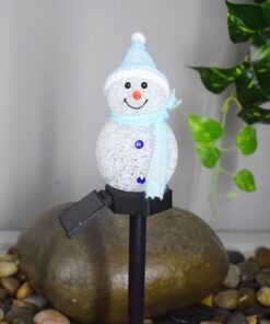 Solar Snowman,Outdoor Solar Snowman,Snowman Decoration