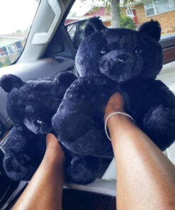 Comfy Teddy Bear,Teddy Bear Plush Slippers,Plush Slippers