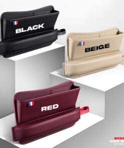 Leather Car Seat Slot Storage Box