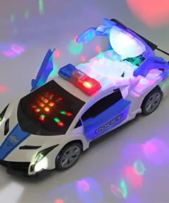 Police Car Toy,Light Up Police Car