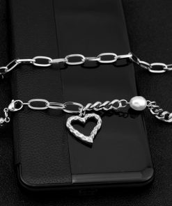 Heart Choker,Pearl-Heart,Baroque Pearl