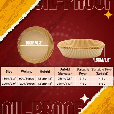 Paper Liner,Air fryer,Air fryer Disposable Paper Liner