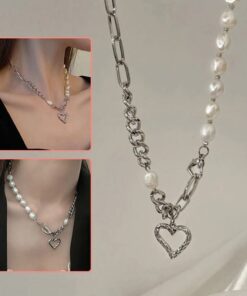 Heart Choker,Pearl-Heart,Baroque Pearl