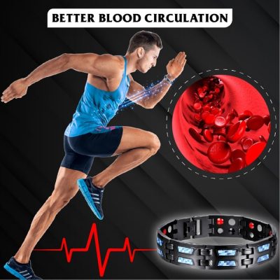 Magnet Bracelet,CarbonBlue Magnet Bracelet