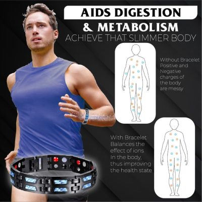 Magnet Bracelet,CarbonBlue Magnet Bracelet