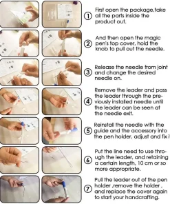 Embroidery Pen,Embroidery Pen Set,DIY Embroidery Pen,DIY Embroidery Pen Set