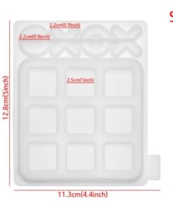 Tic Tac,Tic Tac Toe,Tic Tac Toe Silicone Mold