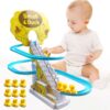 Duck Climbing Stairs,Electric Music Duck Climbing Stairs Toy