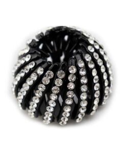 Rhinestone Birds Nest Hairpin