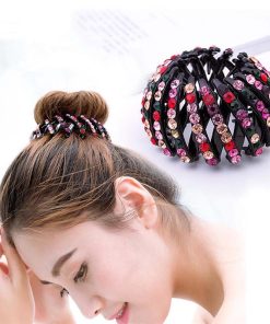 Rhinestone Birds Nest Hairpin