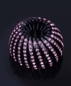Rhinestone Birds Nest Hairpin