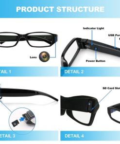 HD Camera Glasses,Mini HD Camera