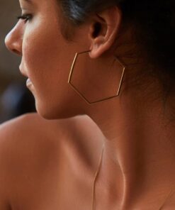Hexagon Earrings