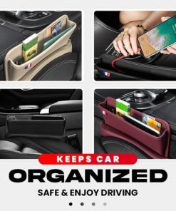 Slot Storage Box,Storage Box,Car Seat Slot Storage Box,Leather Car Seat Slot Storage Box