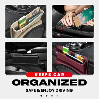 Slot Storage Box,Storage Box,Car Seat Slot Storage Box,Leather Car Seat Slot Storage Box