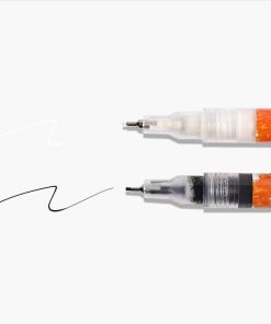 Felt Pen,Ultra Thin Curve Manicure Felt Pen