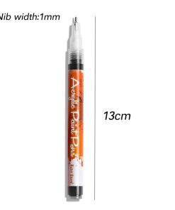 Felt Pen,Ultra Thin Curve Manicure Felt Pen