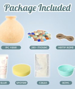 Mosaic Flower Vase,Mosaic Flower