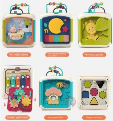 Activity Cube,7 in 1 Activity Cube