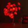Flower Tree Light,Tabletop Rose Flower Tree Light