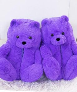 Comfy Teddy Bear,Teddy Bear Plush Slippers,Plush Slippers