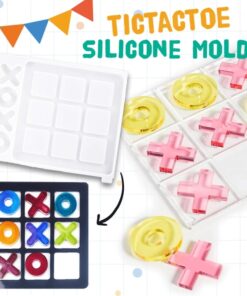 Tic Tac,Tic Tac Toe,Tic Tac Toe Silicone Mold