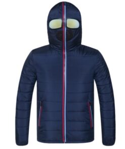Hooded Winter Jacket,Winter Jacket with Glasses,Jacket with Glasses