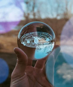 Engraved Solar System Sphere