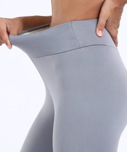 Velvet Leggings,High Waist Thick Velvet Leggings