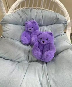 Comfy Teddy Bear,Teddy Bear Plush Slippers,Plush Slippers