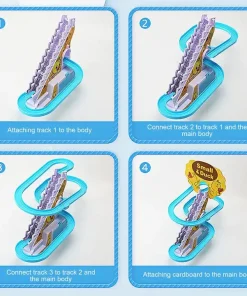 Duck Climbing Stairs,Electric Music Duck Climbing Stairs Toy