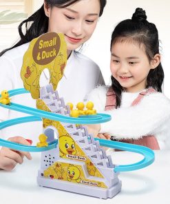 Duck Climbing Stairs,Electric Music Duck Climbing Stairs Toy