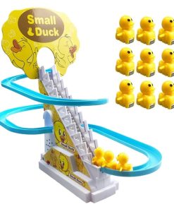 Duck Climbing Stairs,Electric Music Duck Climbing Stairs Toy