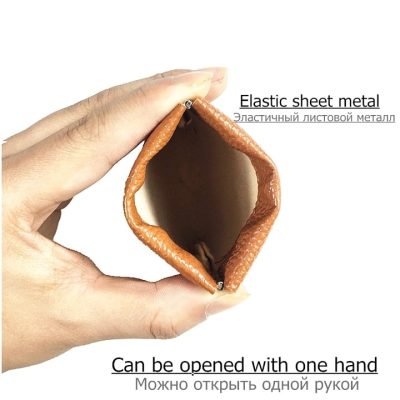 Organizer Pouch,Snap Closure Leather Organizer Pouch