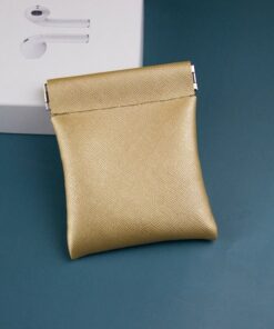 Organizer Pouch,Snap Closure Leather Organizer Pouch