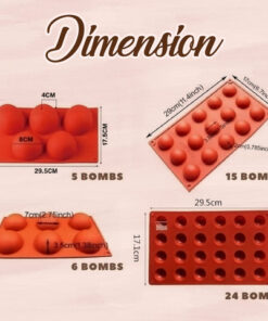 Non-Stick Chocolate Bomb Mold