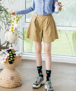 Cartoon Smiley Printed Socks