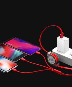 3-in-1 Retracting USB Cable Data Charger