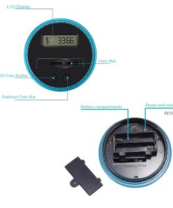 Digital Coin Counting Money Jar
