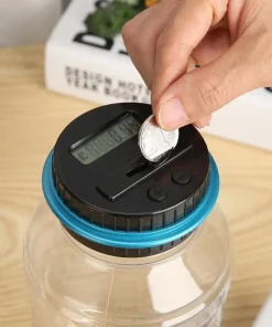 Digital Coin Counting Money Jar