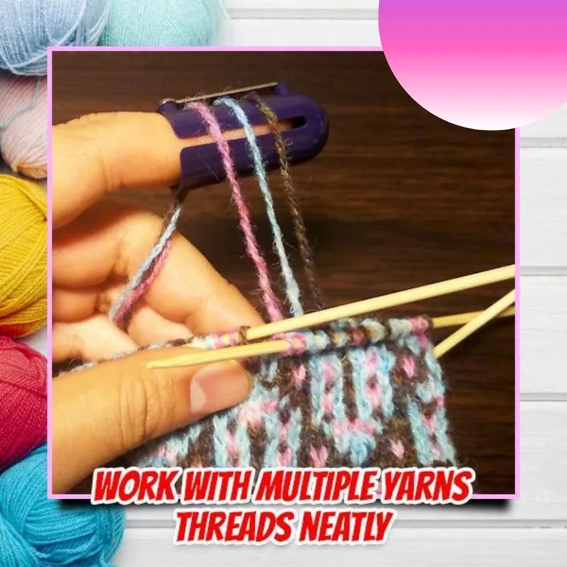 Knitting Thimble Yarn Guide